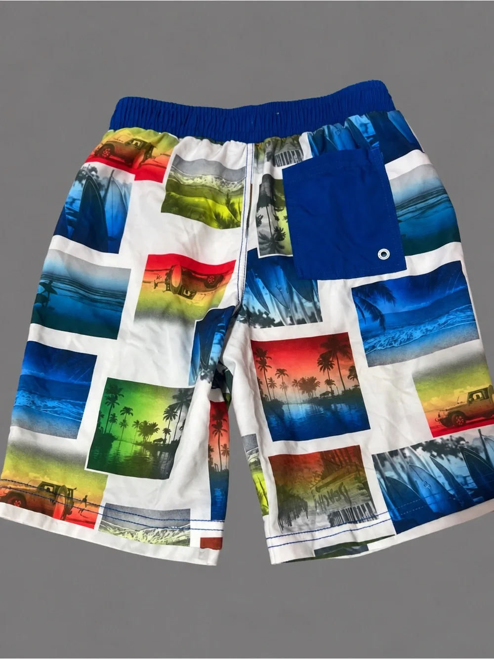Tommy Bahama Kids Multicolor Tropical Photo-Block Swim Trunks